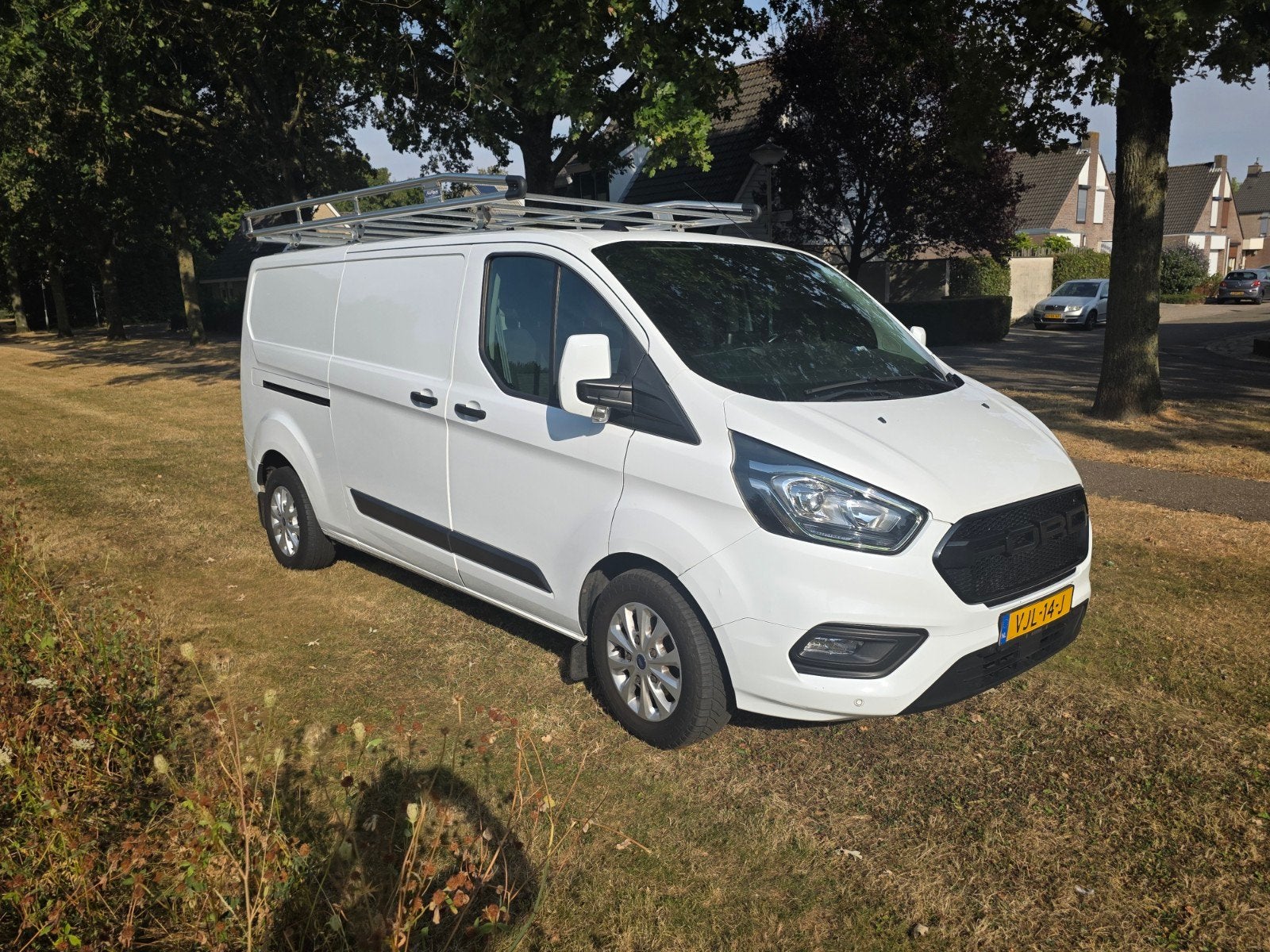 Ford Transit Custom GB 2.0 Tdci 130PK 320 L2h1 2019 Wit, Auto's, Voorwielaandrijving, 1995 cc, 4 cilinders, 129 pk