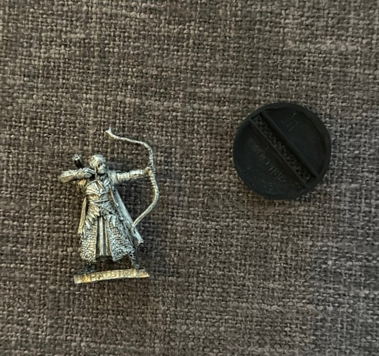 MESBG Haldir (stripped metal), Hobby en Vrije tijd, Wargaming, Ophalen of Verzenden, Zo goed als nieuw, Warhammer