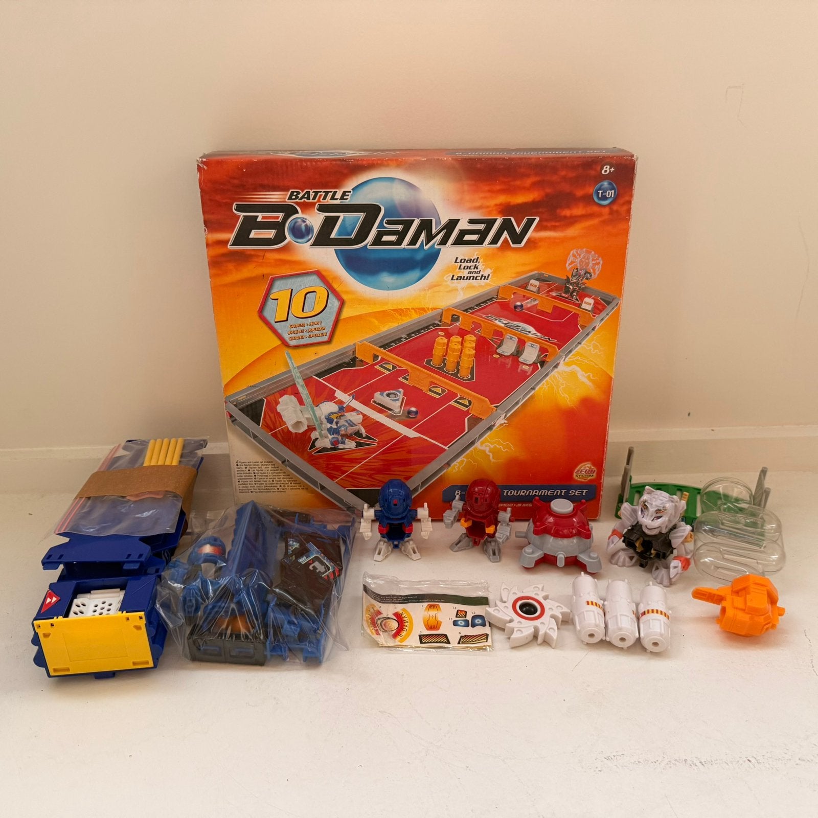 Battle B-Daman Collectie Lot Tournament Set 1 Hasbro 2005, Verzamelen, Poppetjes en Figuurtjes, Gebruikt, Ophalen of Verzenden