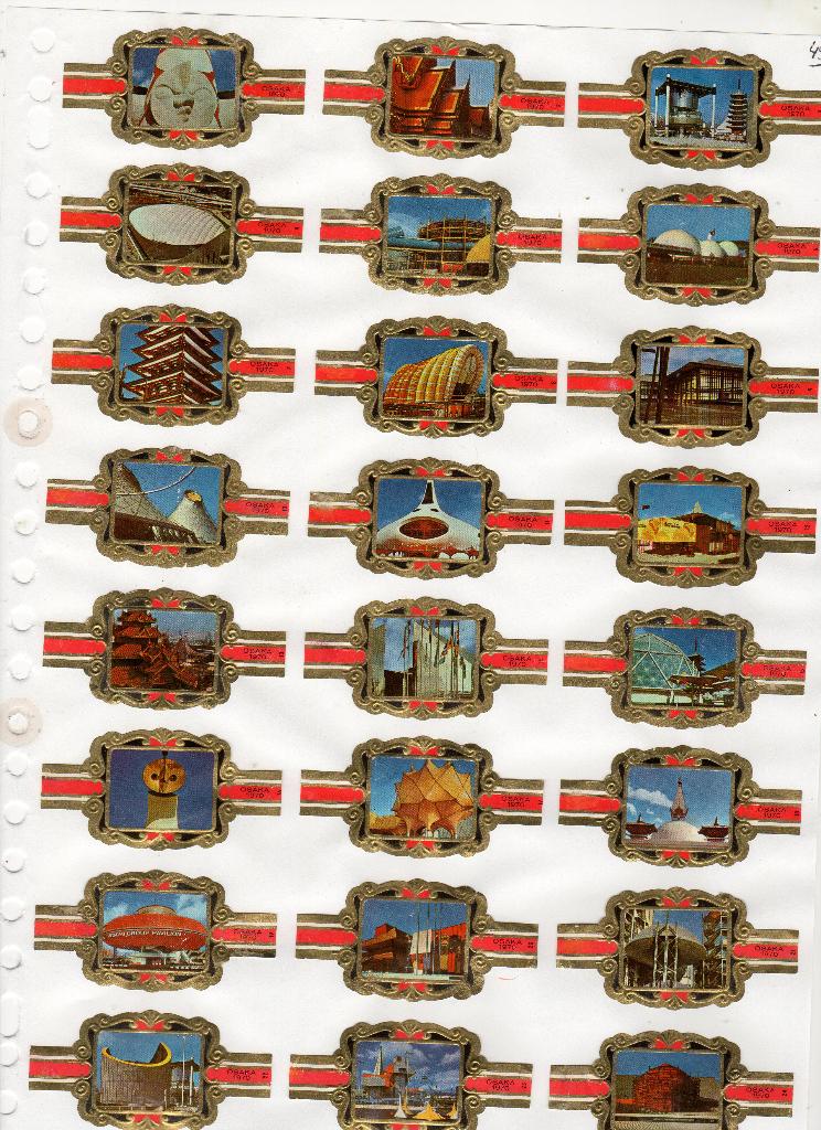 TAF  NF  Osaka 1970  zonder merk, Verzamelen, Verzenden, Zo goed als nieuw, Sigarenbandjes