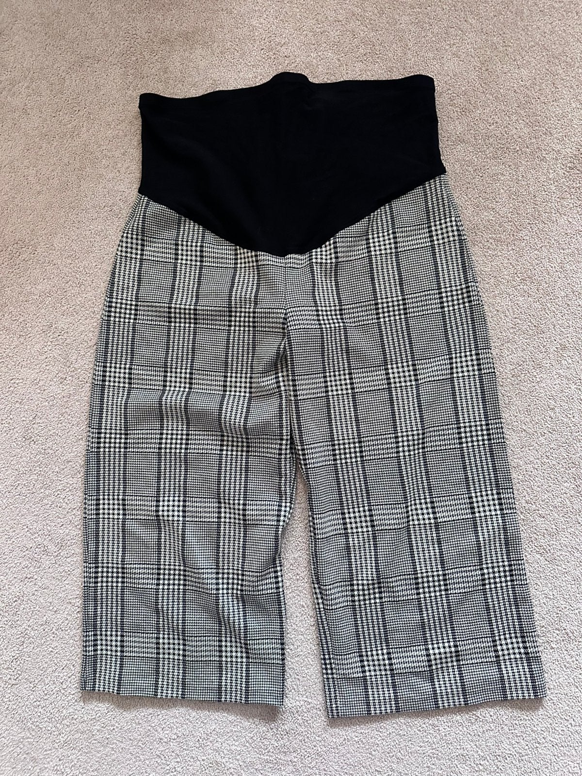 Zwangerschaps broek met 3/4 pijp, maat xl, Zwart, Maat 46/48 (XL) of groter, Ophalen of Verzenden, Zo goed als nieuw