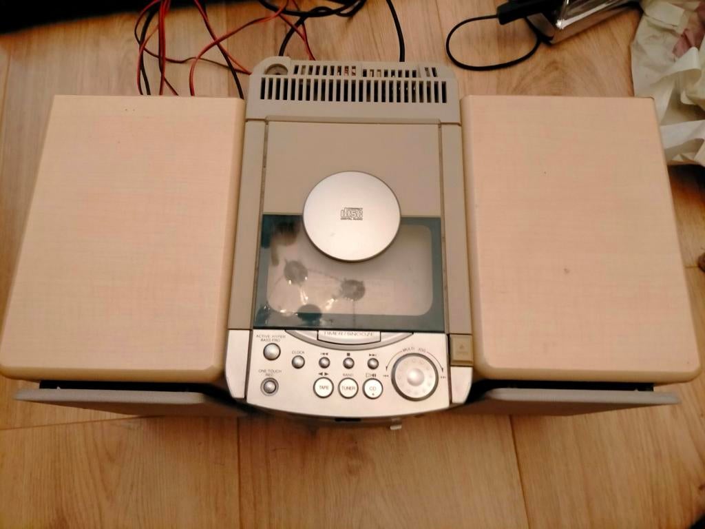 JVC Stereo Set - Micro Component System UX-T550 met speakers, Audio, Tv en Foto, Stereo-sets, Gebruikt, Cassettedeck, Cd-speler