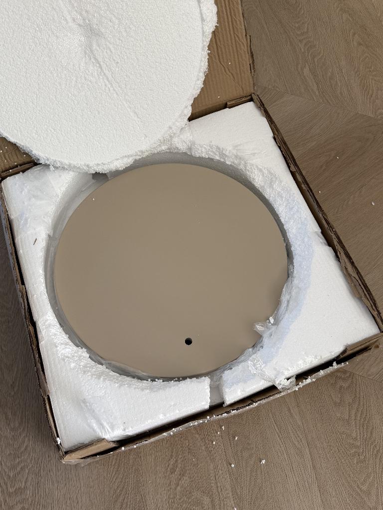 Lampvoet vloerlamp Arc Beige, Ophalen, Japandi, Overige materialen, Nieuw