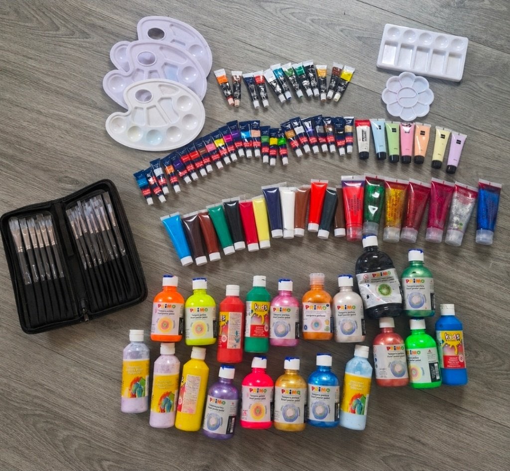 Verf hobby, Hobby en Vrije tijd, Ophalen, Gebruikt, Acrylverf