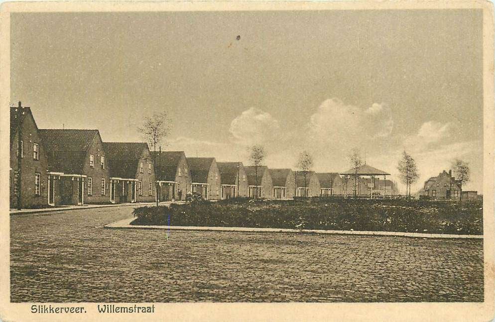304-086-007 Slikkerveer Willemstraat, Verzenden, Voor 1920, Zuid-Holland
