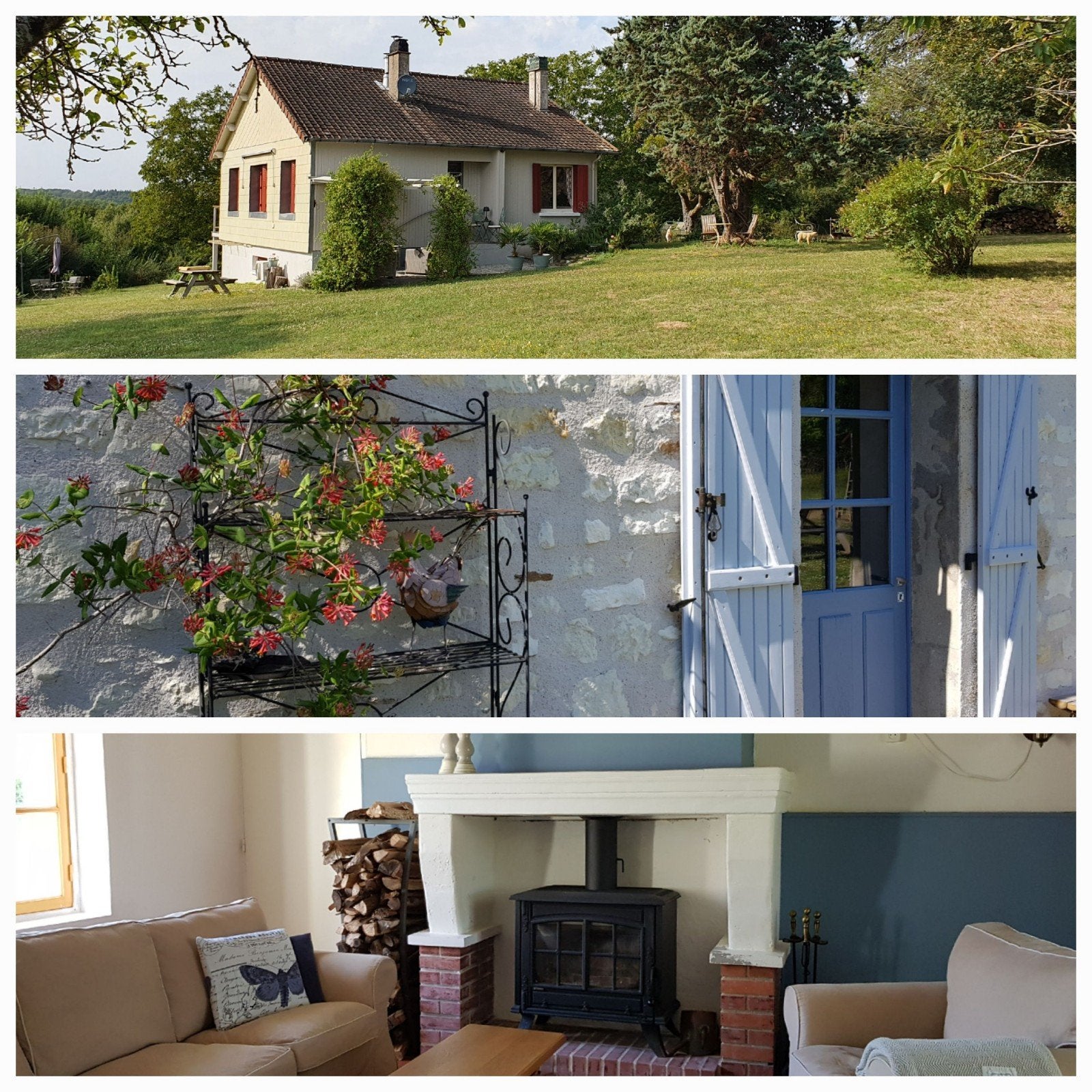 Wonen met gîtes op 3ha, midden Frankrijk, geweldig uitzicht, Huizen en Kamers, Buitenland, 200 m², Villentrois Faverolles en Berry