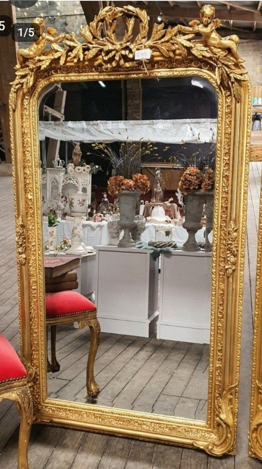 Gouden Spiegel met Engeltjes

Prachtige spiegel met een rijk
