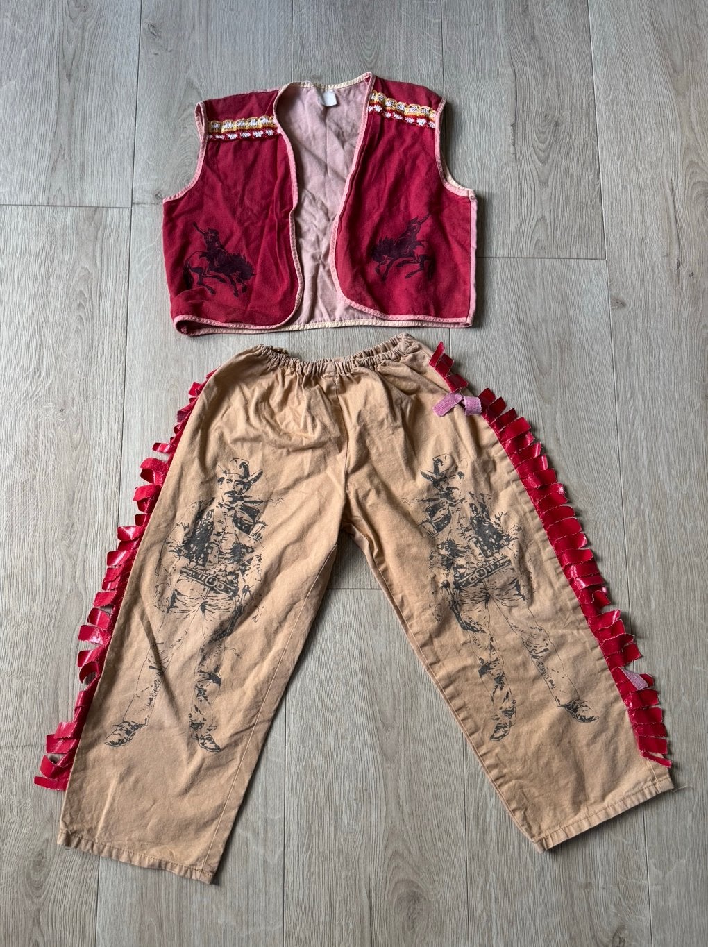 Verkleedpak cowboy mt 128, Ophalen of Verzenden, Gebruikt, 122 t/m 128, Jongen of Meisje