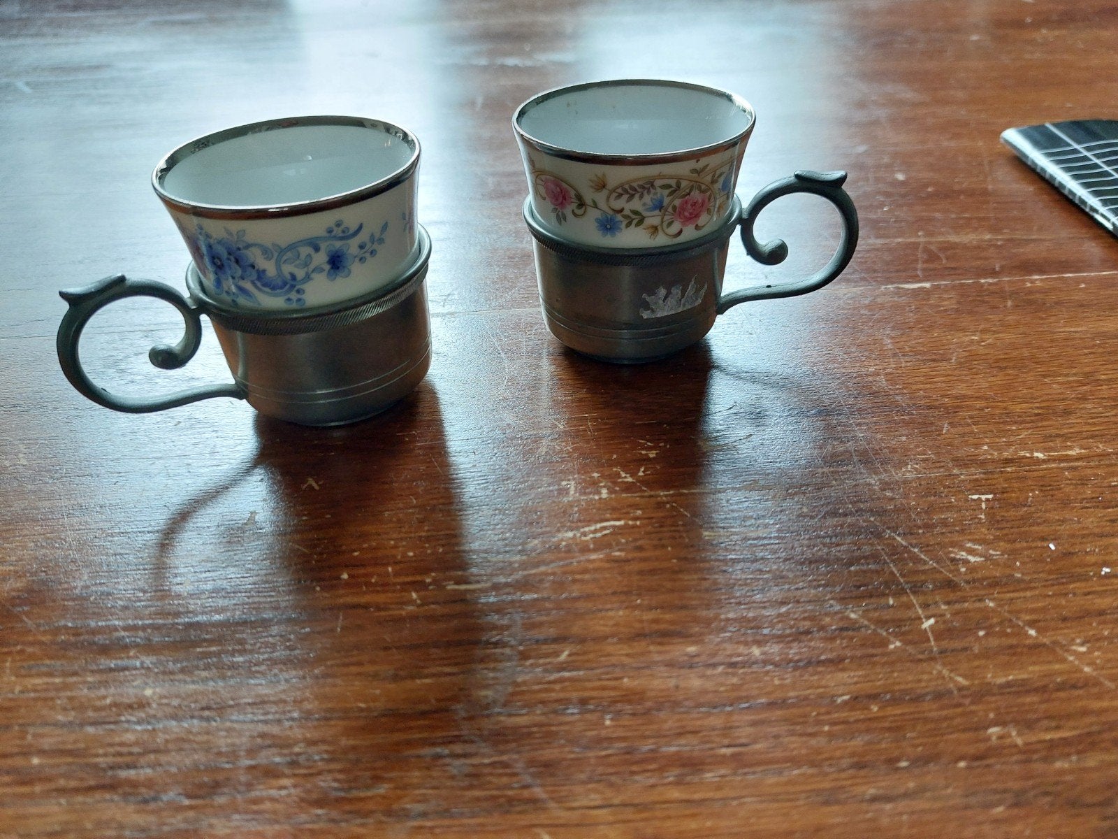 Set van Bereuther Waldsassen Bavaria porseleinen kopjes, Ophalen of Verzenden