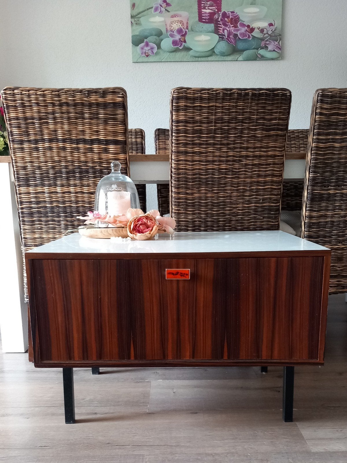 Retro TV meubel / radio meubel, Ophalen, Gebruikt, 25 tot 50 cm, Minder dan 100 cm