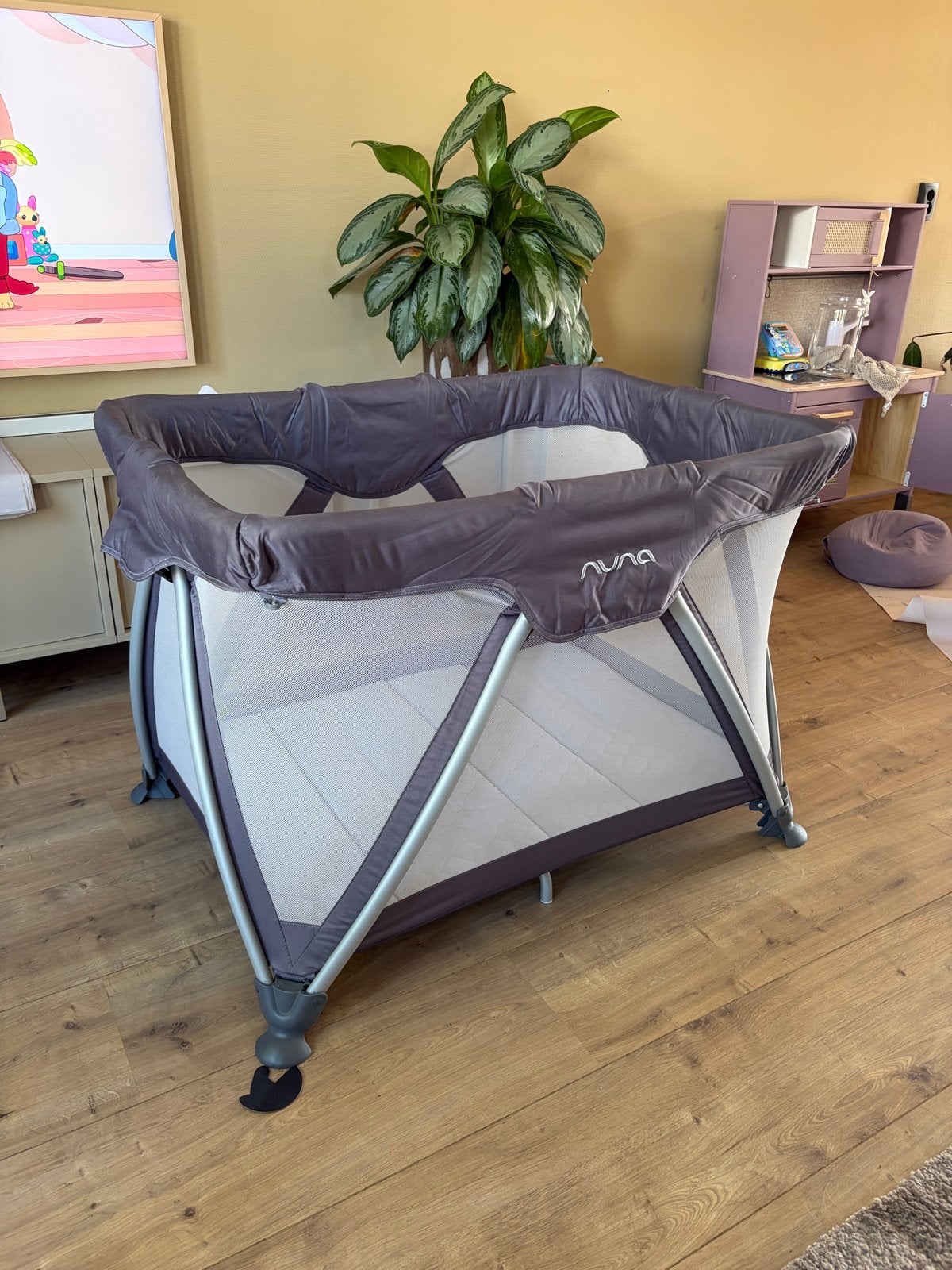 Nuna Sena Aire Reiswieg/Box 70x100cm, Ophalen, Zo goed als nieuw, Rechthoekig