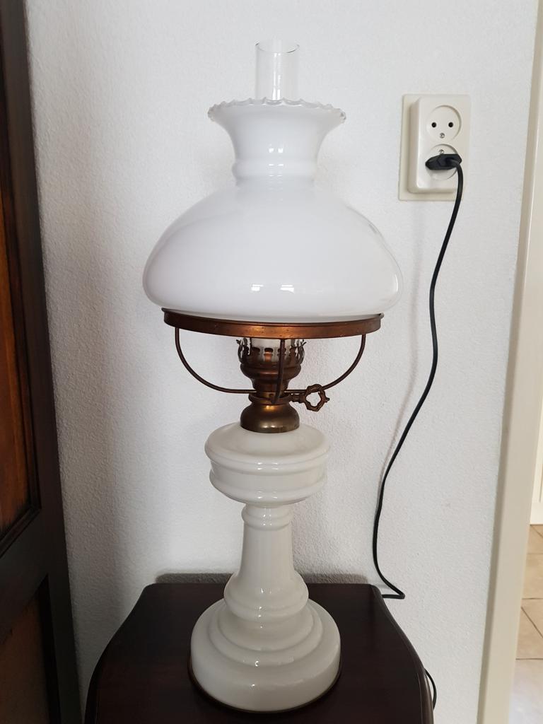 Witte lamp., Antiek en Kunst, Antiek | Lampen, Ophalen