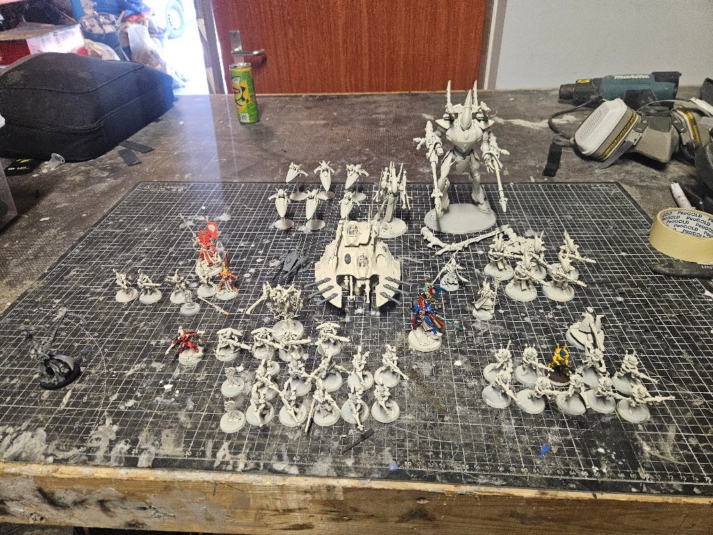 Aeldari leger warhammer 40K, Ophalen, Gebruikt, Warhammer 40000, Figuurtje(s)