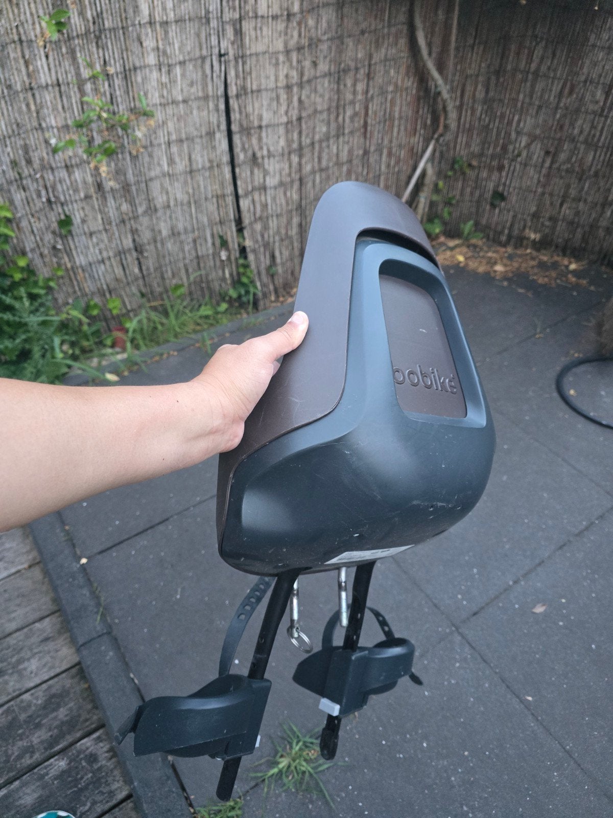 Bobike One Mini Voorzitje - Chocolate Brown, Fietsen en Brommers, Voorzitje, Ophalen of Verzenden, Bobike, 0 t/m 13 kg