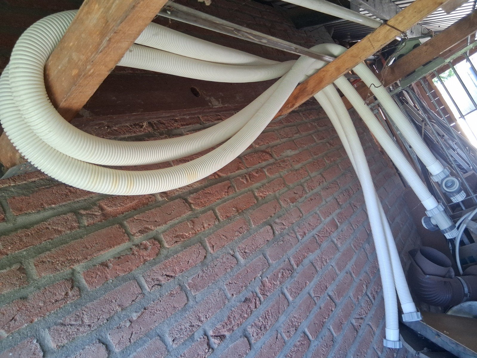 Flexibele Intex zwembad  slangen, Ophalen, Afvoer, Gebruikt, Pvc