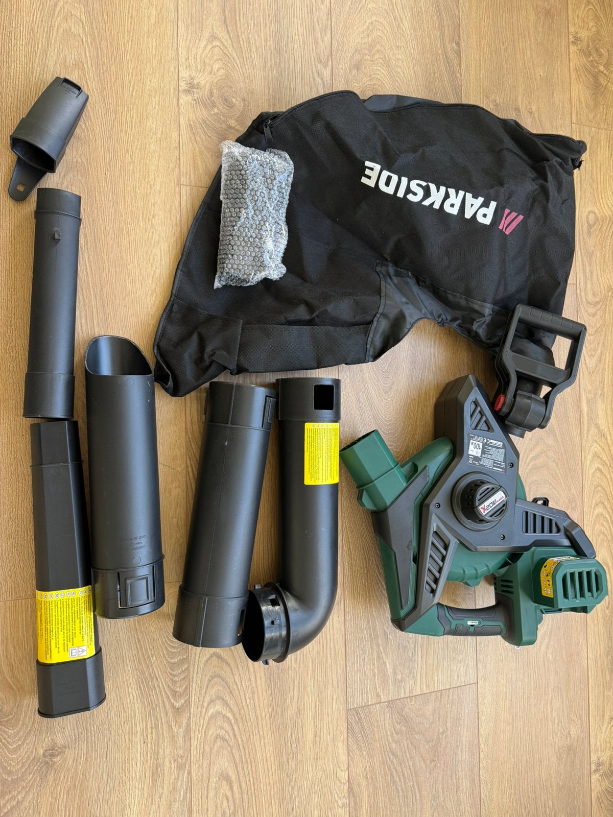 Parkside bladblazer 40 volt zonder  batterijen Nieuw, Met opvangzak, Nieuw, Ophalen of Verzenden, Accu