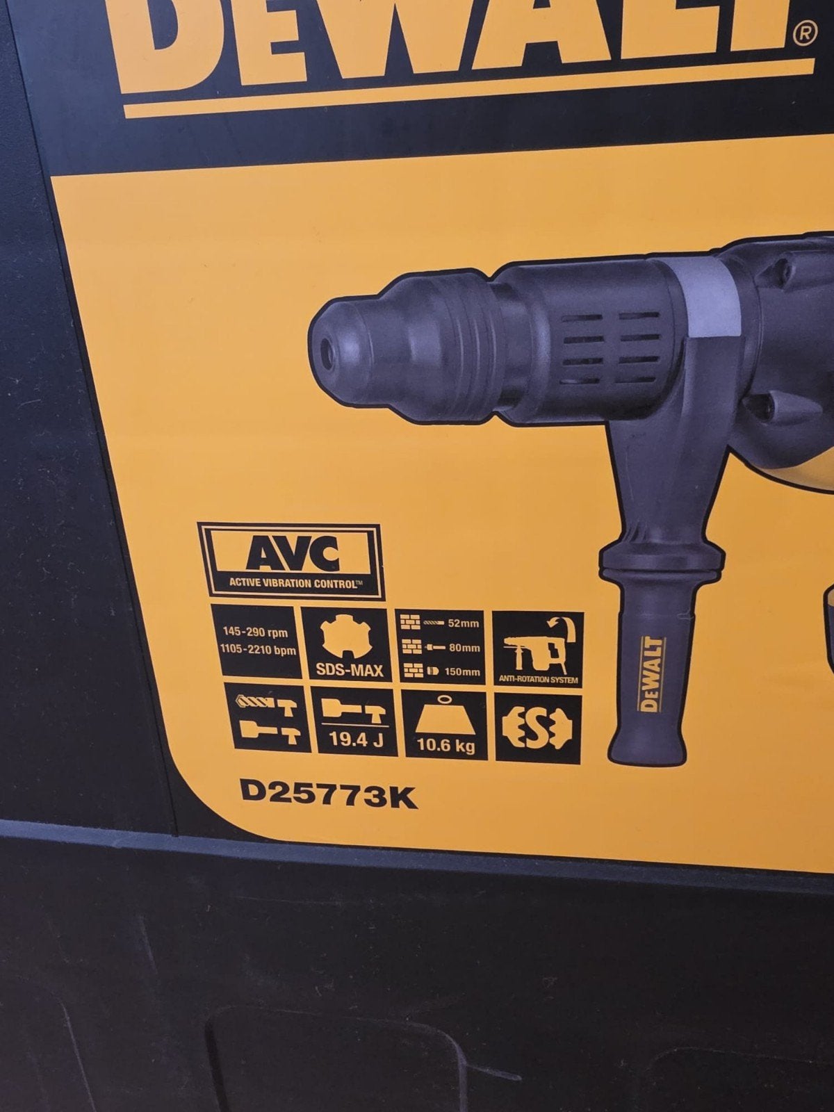 DeWALT D25773K-QS combination hammer with SDS-max 1700 watts, 600 watt of meer, Boor- en/of Breekhamer, Nieuw, Ophalen of Verzenden