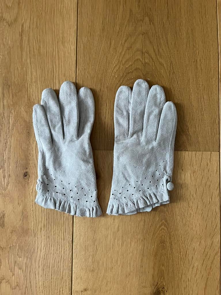 H&m suede handschoenen, Kleding | Dames, Mutsen, Sjaals en Handschoenen, Ophalen of Verzenden, Zo goed als nieuw, Maat 38/40 (M)