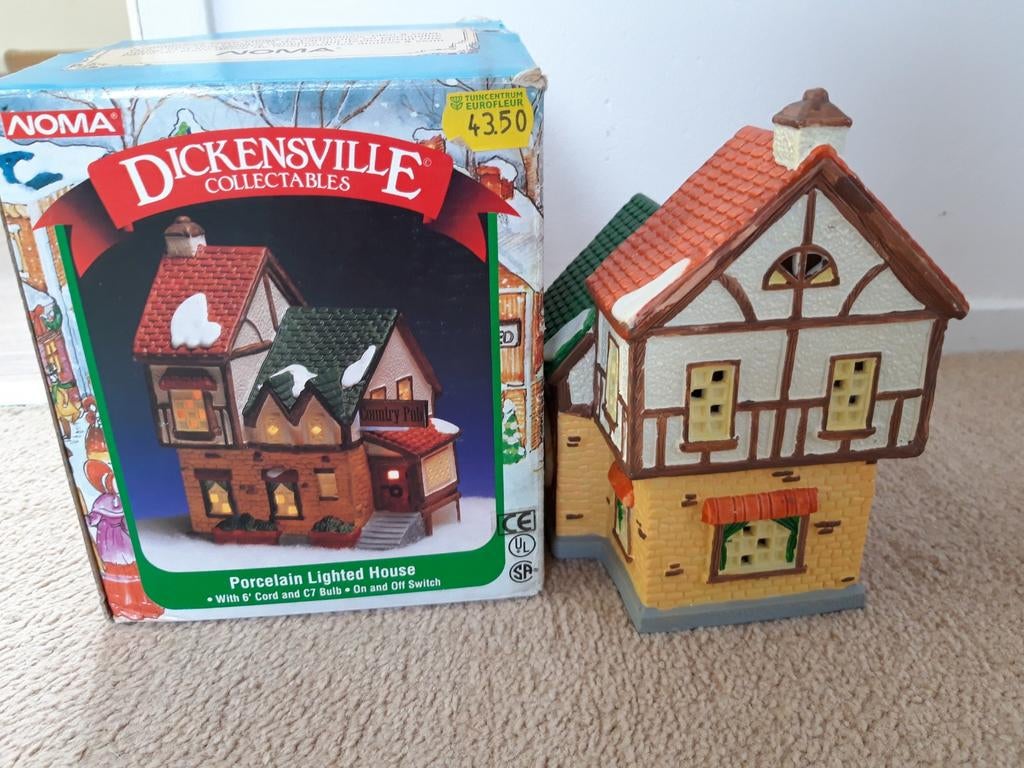 Dickensville huis voor Kerstdorp, Ophalen of Verzenden