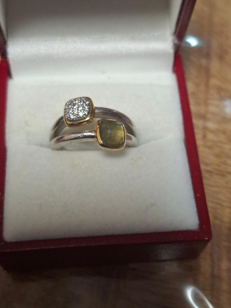 Ti sento ring maat 17, Ophalen of Verzenden, Zo goed als nieuw, 17 tot 18, Dame