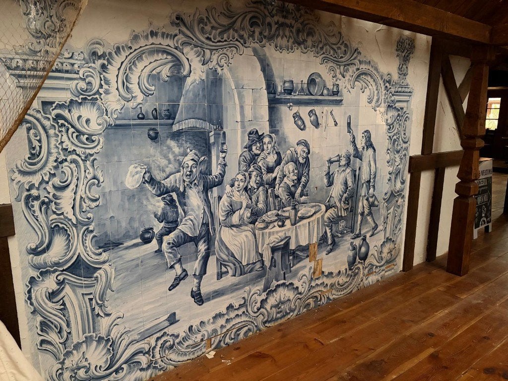 Tegel/wandtableau, Ophalen