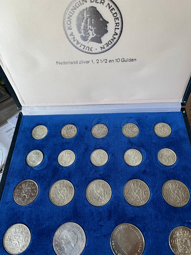 Zilveren Juliana box, Ophalen of Verzenden, Koningin Juliana