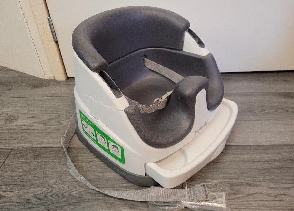 Ingenuity Baby Base 2-in-1 Zitje met Eetblad, Ophalen, Zo goed als nieuw, Overige typen, Afneembaar eetblad