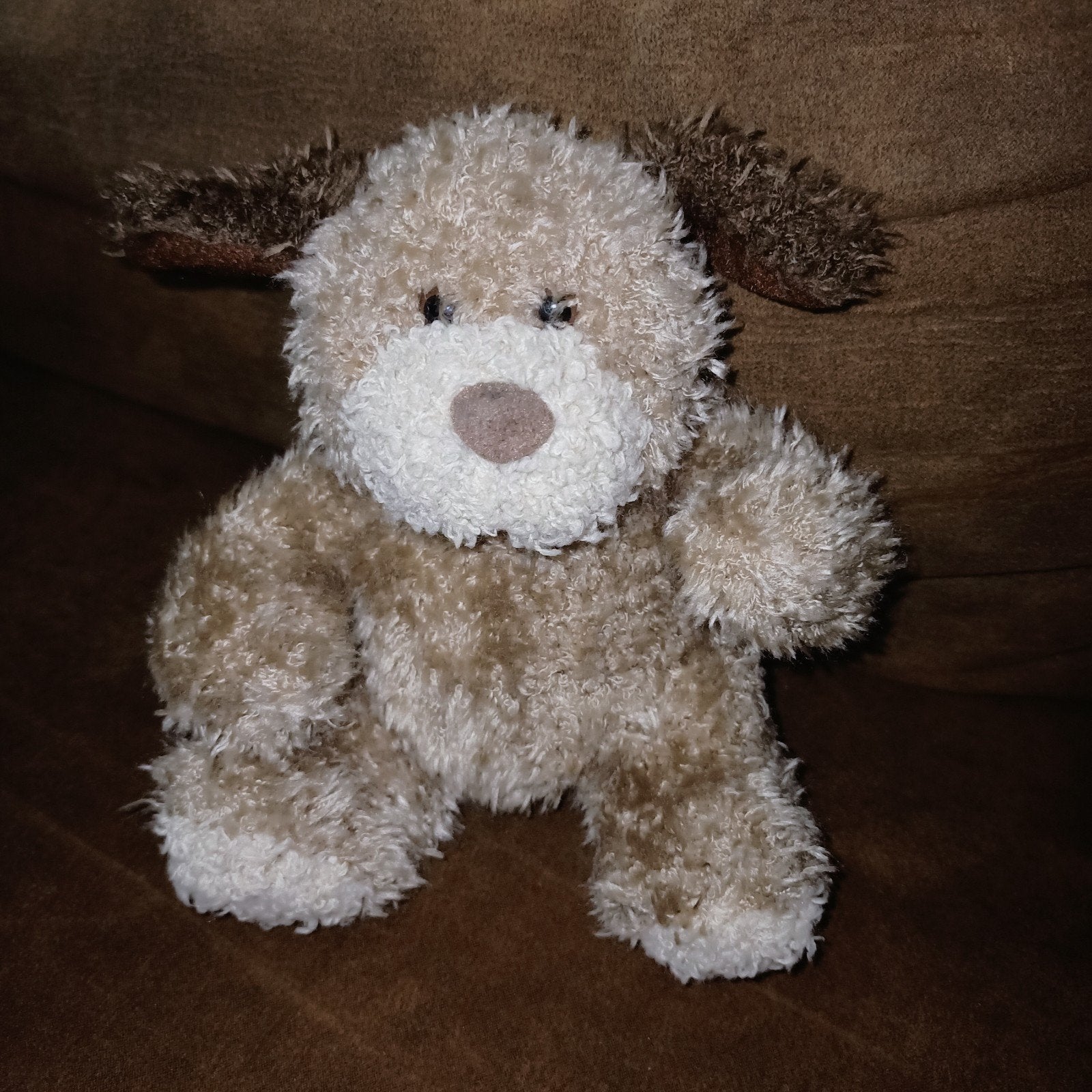 Hema, bruin harig hondje., Hema, Wasbaar, Zo goed als nieuw, Klein (minder dan 20 cm)