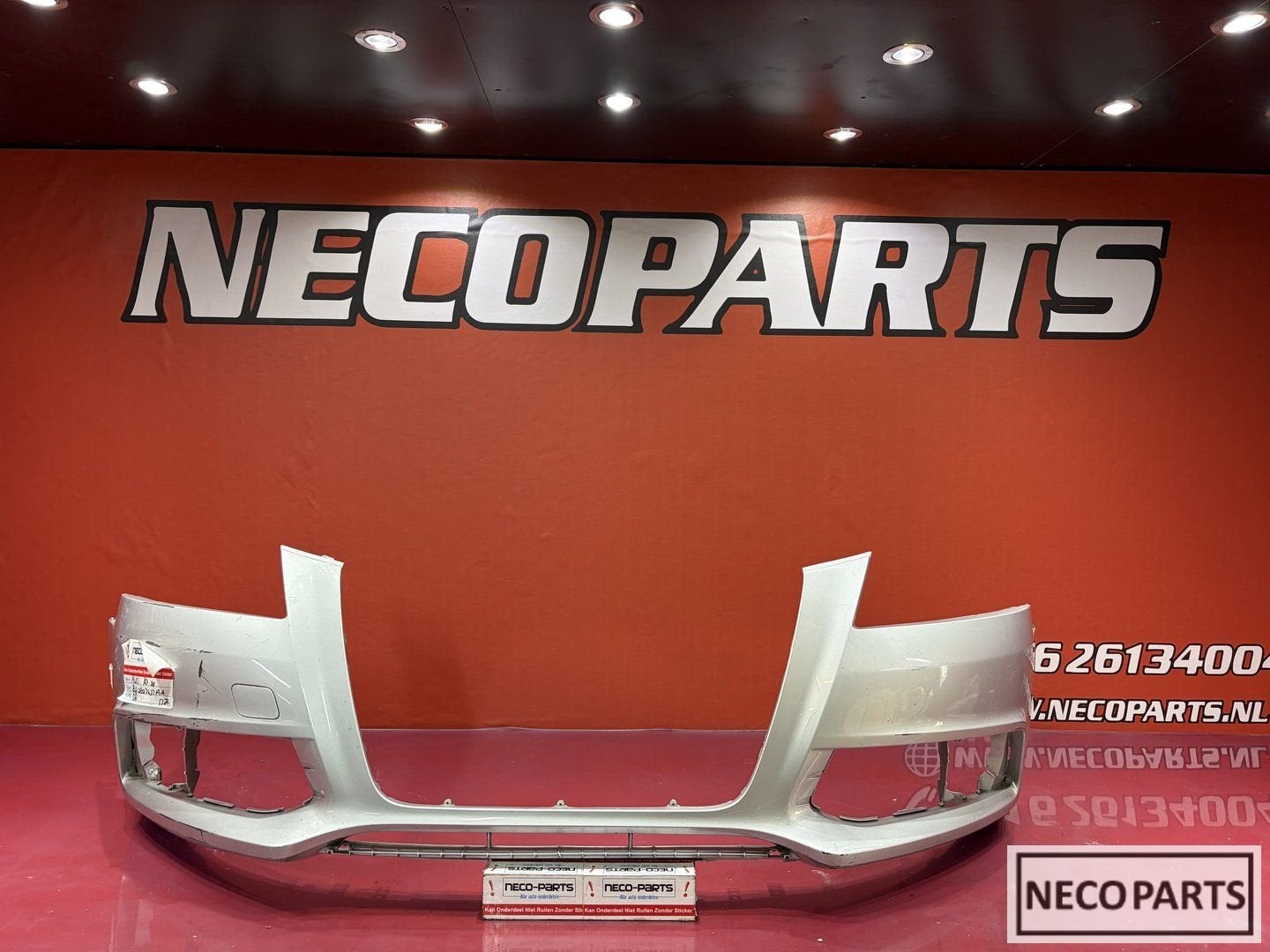 AUDI A3 8P VOORBUMPER PDC ORIGINEEL 8P0807437AA, Gebruikt, -, Voor, -