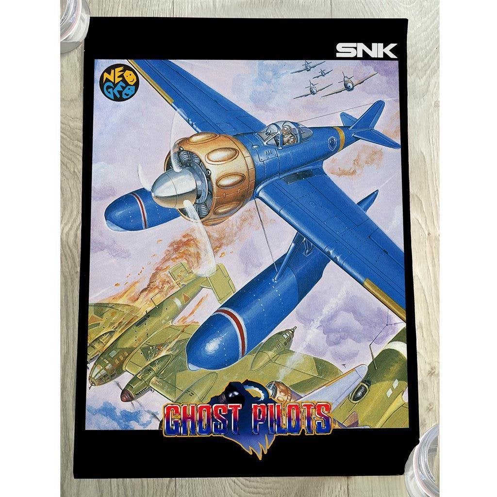 Ghost Pilots SNK Neo Geo Game Poster Retro Shmup, Verzenden, Nieuw, A1 t/m A3, Overige onderwerpen