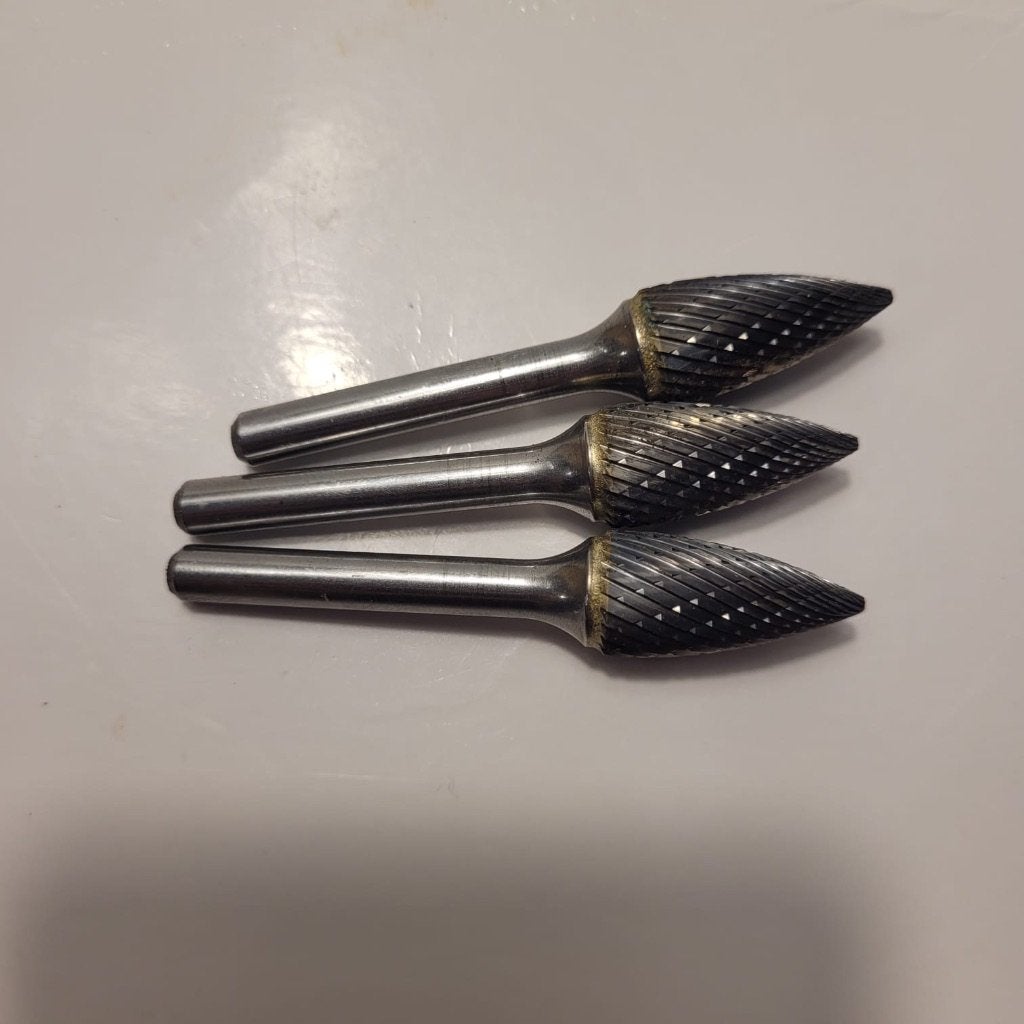 Sgs hardmetalen stiftfrezen 12.7 mm 6 mm, Ophalen of Verzenden, Nieuw, Overige typen, Overige merken