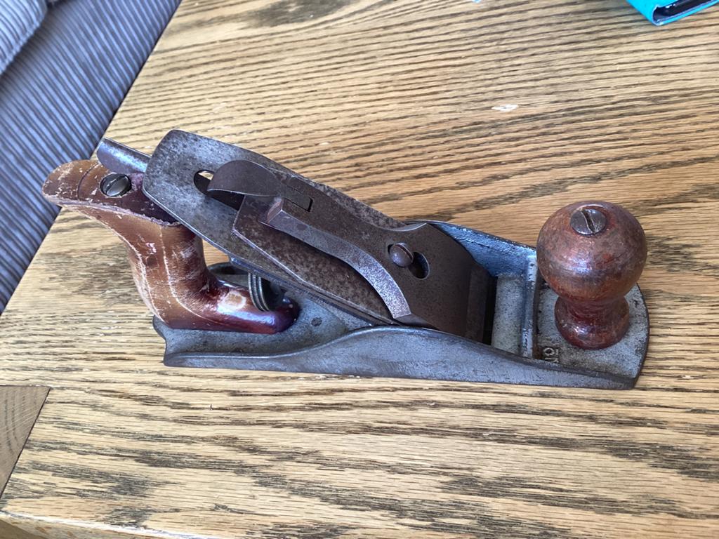 Antieke Stanley schaaf no 4, made in England., Antiek en Kunst, Antiek | Gereedschap en Instrumenten, Ophalen of Verzenden