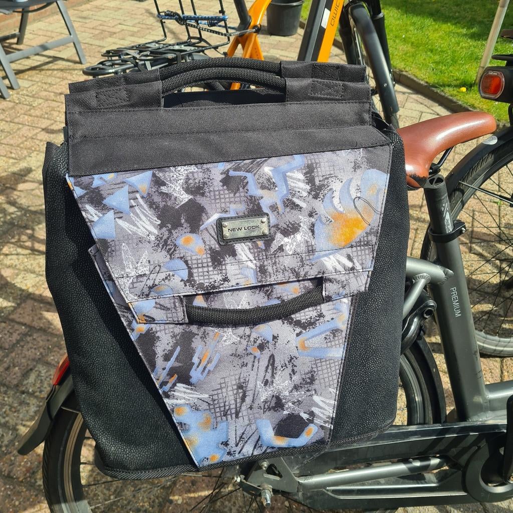 Mooie New look fietstas met rits, Ophalen of Verzenden, Zo goed als nieuw, 1 kind