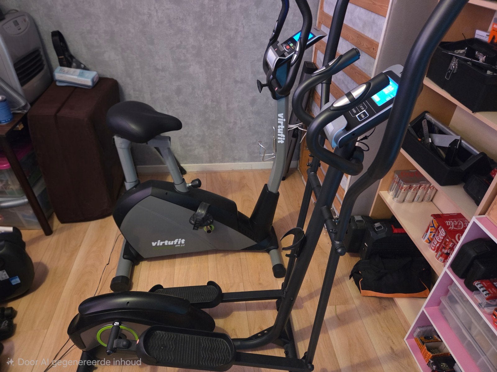 VirtuFit Hometrainer en Crosstrainer Set, Ophalen, Zo goed als nieuw, Crosstrainer