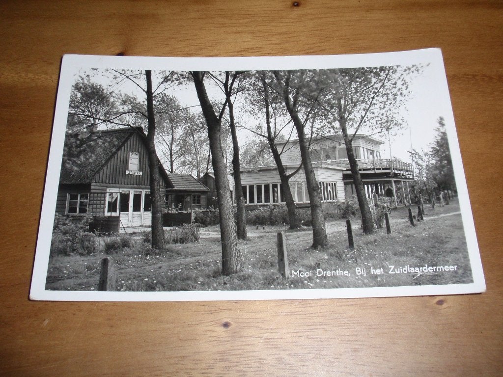 Mooi Drenthe Bij het Zuidlaardermeer, Verzamelen, Verzenden, 1940 tot 1960, Gelopen, Drenthe