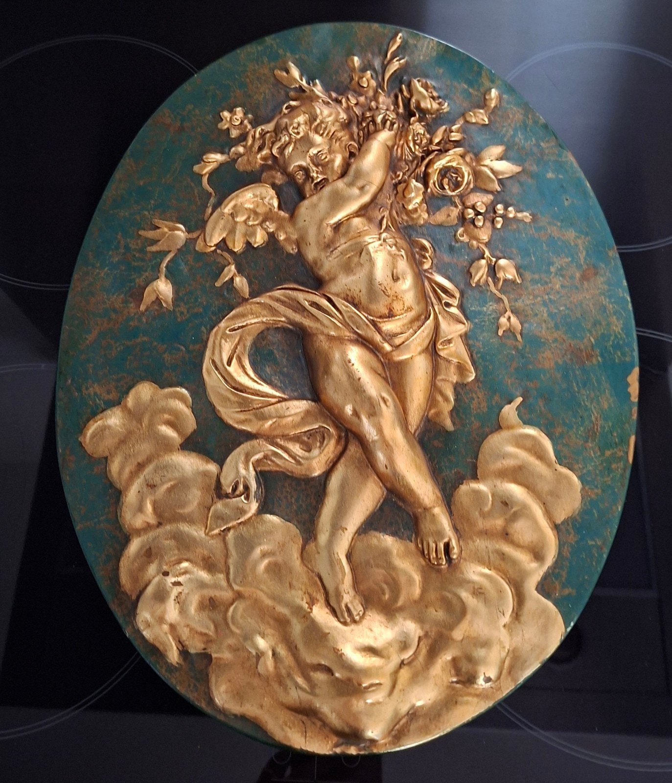 Gebroeders Paridon ovale Plaquette - Gouden Engel, Ophalen