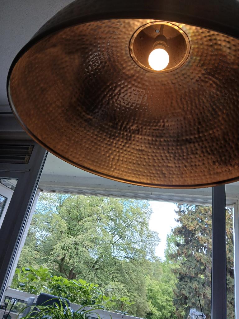 Hanglamp, Huis en Inrichting, Lampen | Hanglampen, Ophalen, Oudhollands, Zo goed als nieuw, Metaal