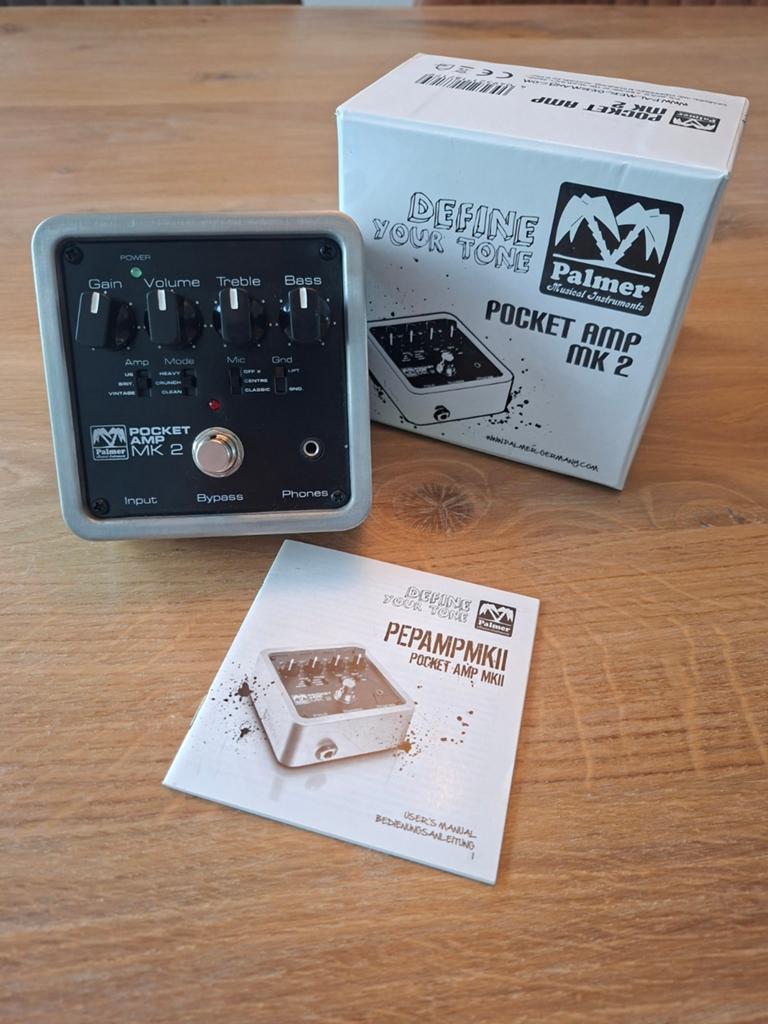 Palmer Pocket Amp MK 2 – gitaar preamp / DI box – nieuw in d, Ophalen of Verzenden, Zo goed als nieuw