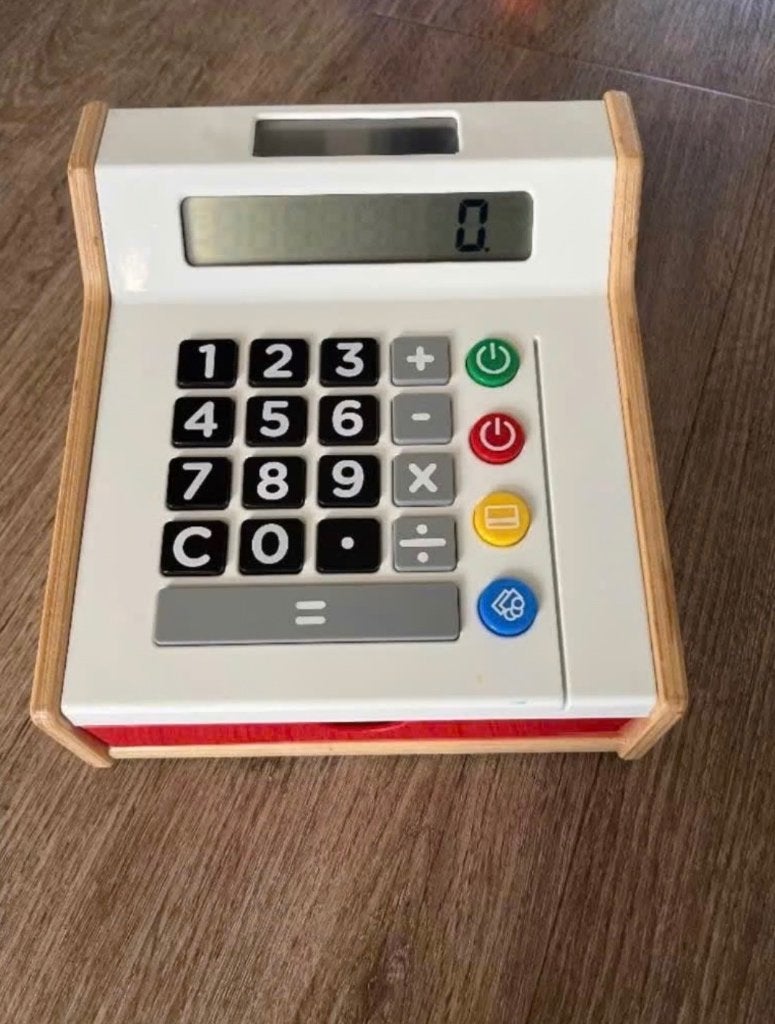 Ikea houten kassa, Ophalen, Zo goed als nieuw