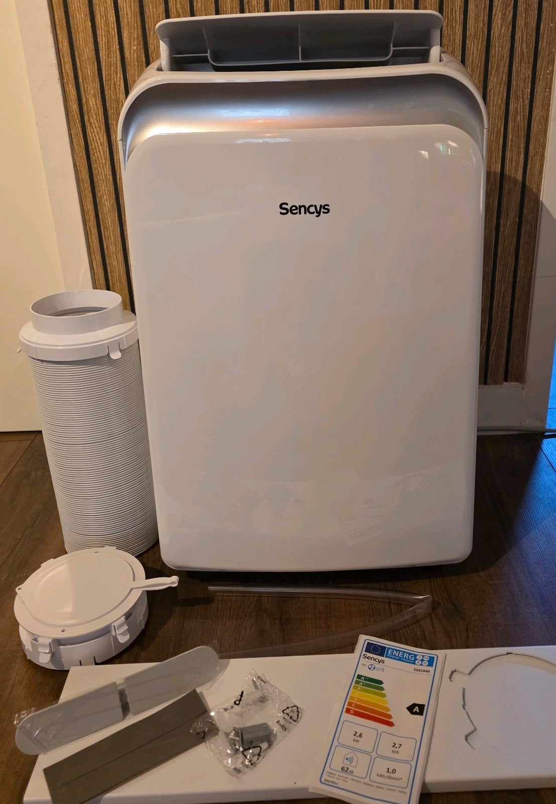 NIEUW!! 2X gebruikt, Sencys mobiele airco, Ophalen, Minder dan 60 m³, Timer, Nieuw