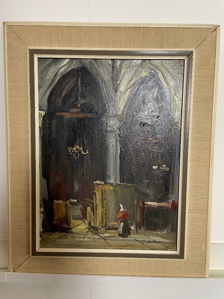 Jan Keldermann- Kerkinterieur Straatsburg no 27, Ophalen of Verzenden