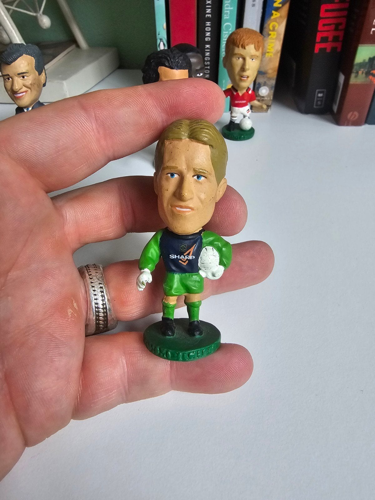 Vintage Peter Schmeichel Manchester United Figuur, Ophalen of Verzenden, Gebruikt