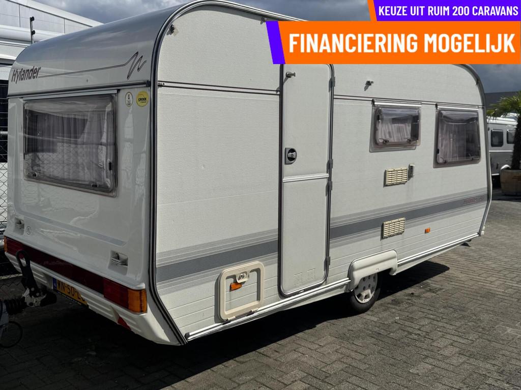 Hylander 390 VOORTENT + 4 PERS + WC, Caravans en Kamperen, Overige merken, Bedrijf, Tot en met 3, 750 - 1000 kg