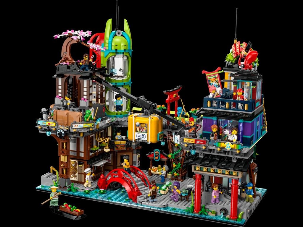 LEGO Ninjago 71799 City Markets - Complete Set, Gebruikt, Lego, Ophalen of Verzenden, Compleet