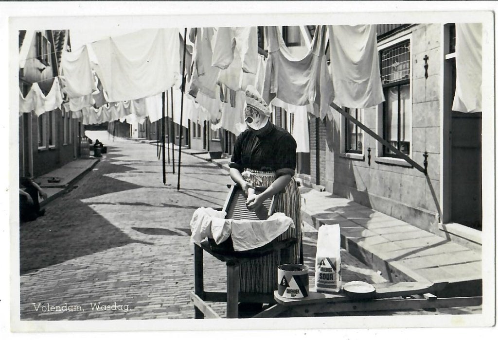 Volendam - Wasdag, Verzenden, 1940 tot 1960, Gelopen, Noord-Holland