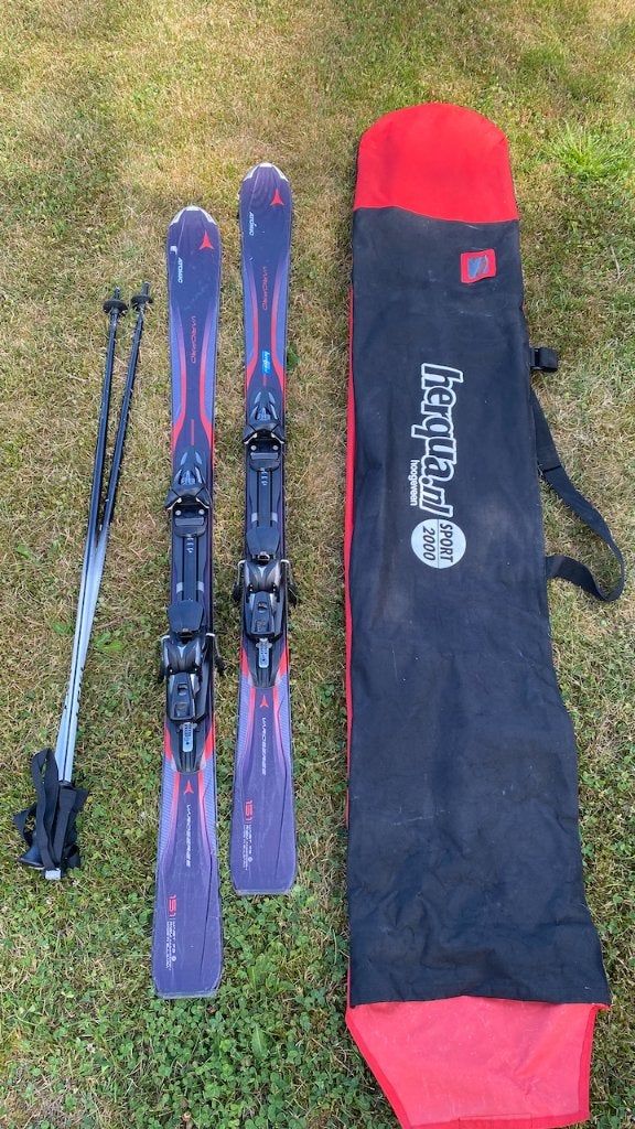 Atomic carveski's Variopro R12, 151cm, met stokken, Ophalen, 140 tot 160 cm, Gebruikt, Carve