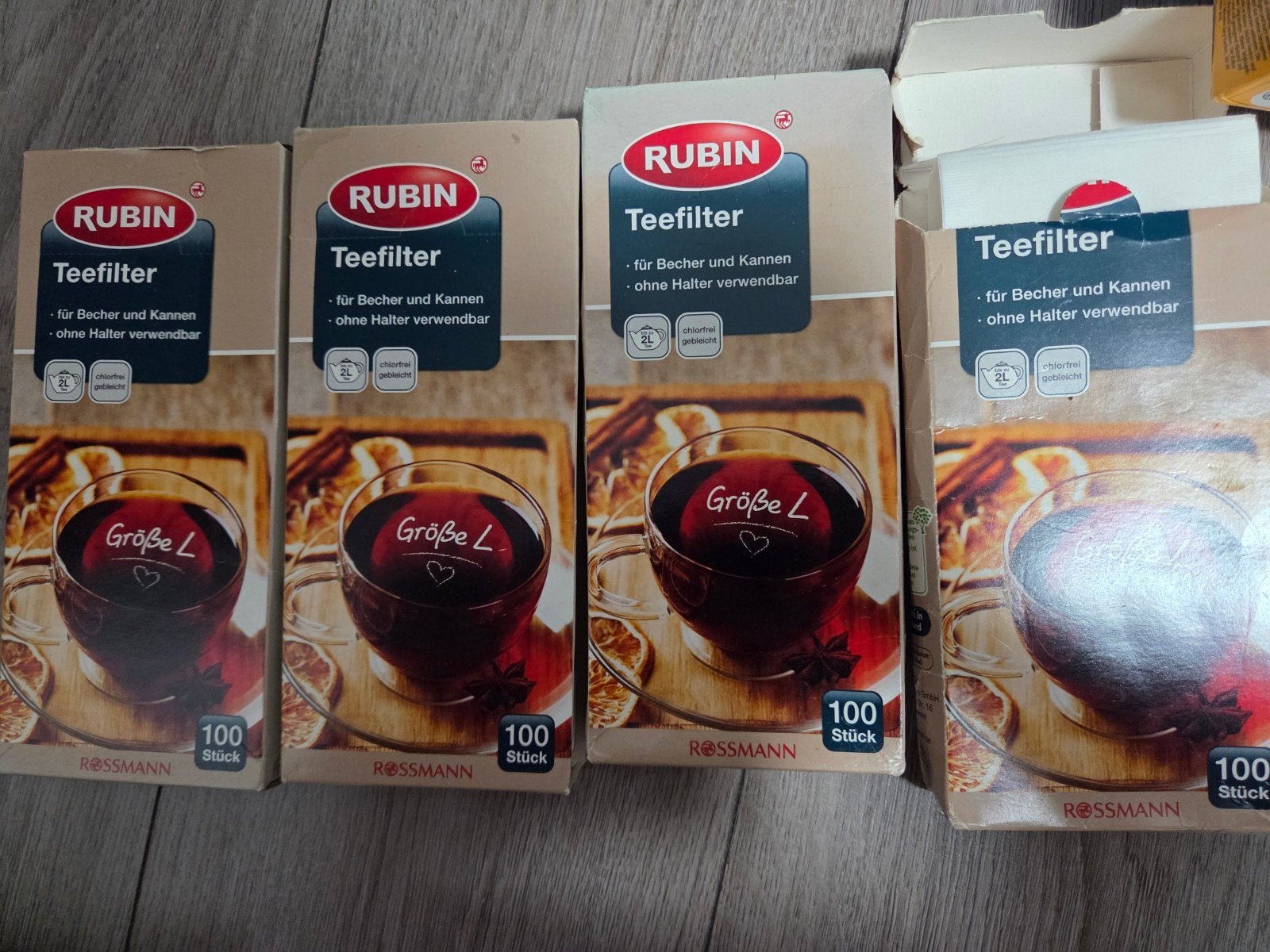Rubin en Simon Levelt theefilters - diverse maten, Overige typen, Nieuw, Papier/karton, Ophalen of Verzenden