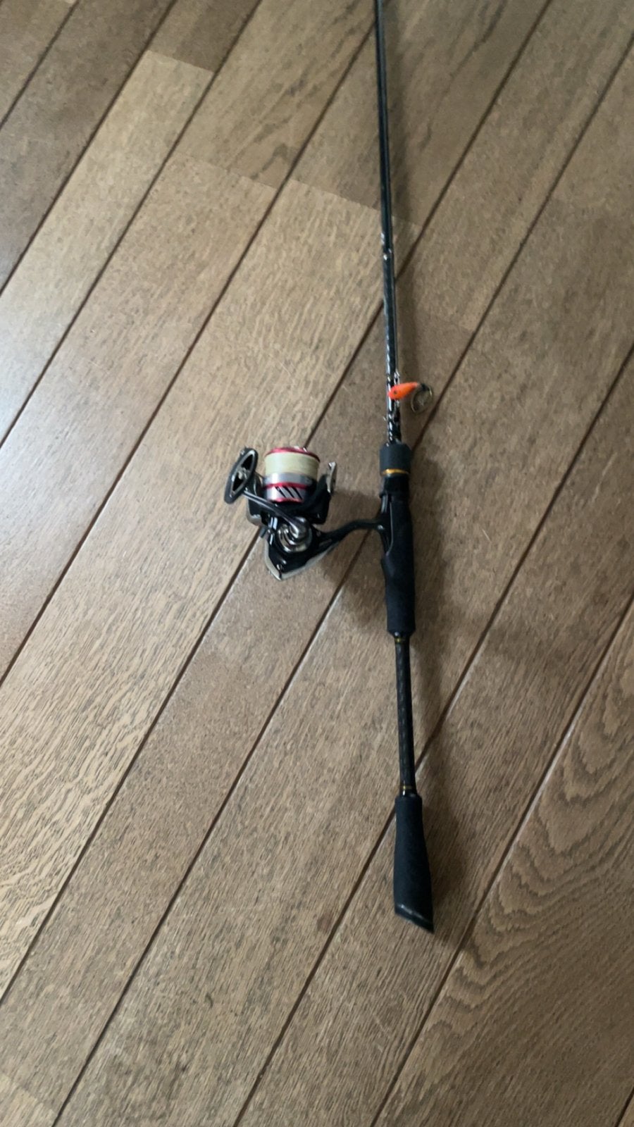 Daiwa Ninja SG2 Light Game Hengel met Molen, Ophalen of Verzenden, Zo goed als nieuw, Complete hengel