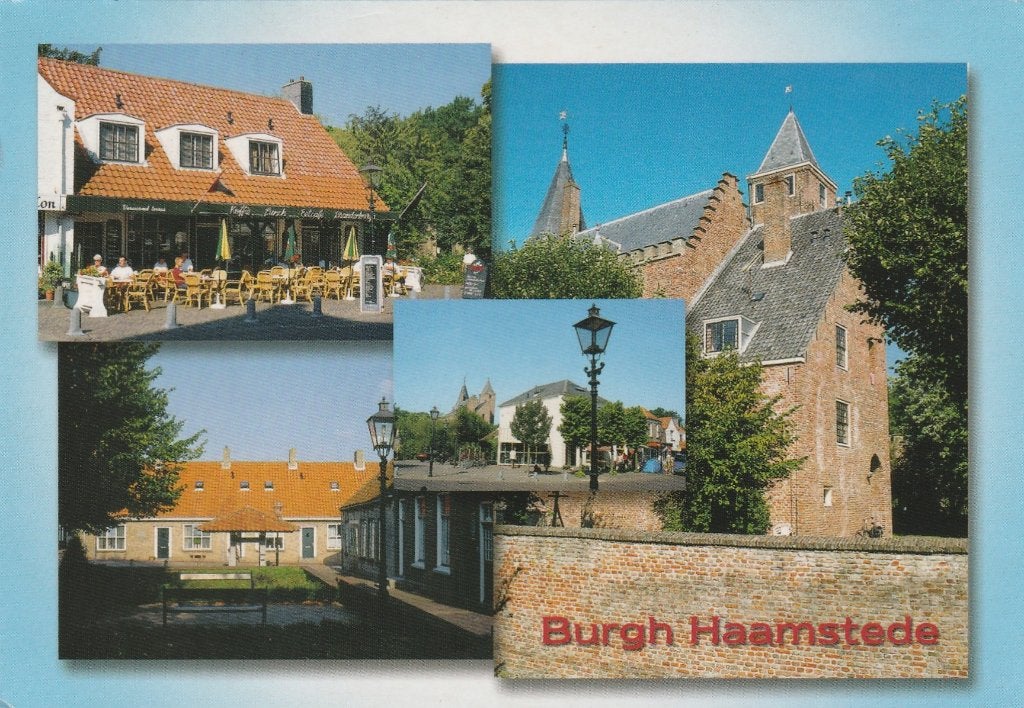 BURGH-HAAMSTEDE Terras Centrum Slot, Verzenden, 1980 tot heden, Gelopen, Zeeland