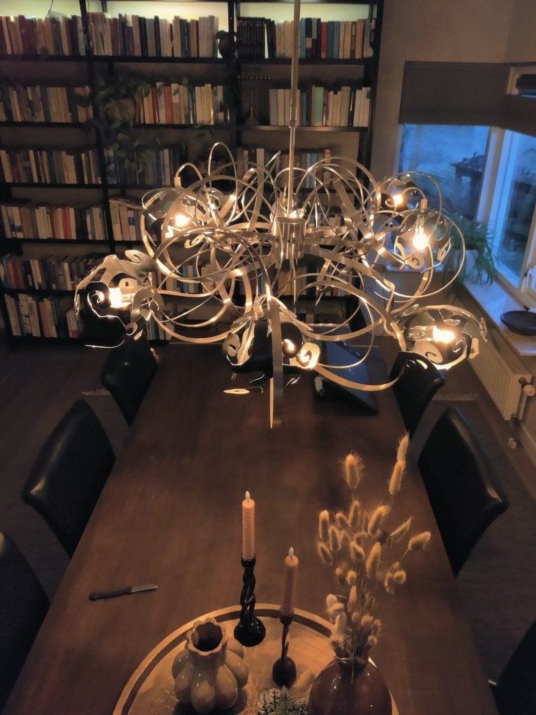 Schitterende design Hanglamp, Huis en Inrichting, Lampen | Hanglampen, Ophalen, Gebruikt, Design, E14 (klein)